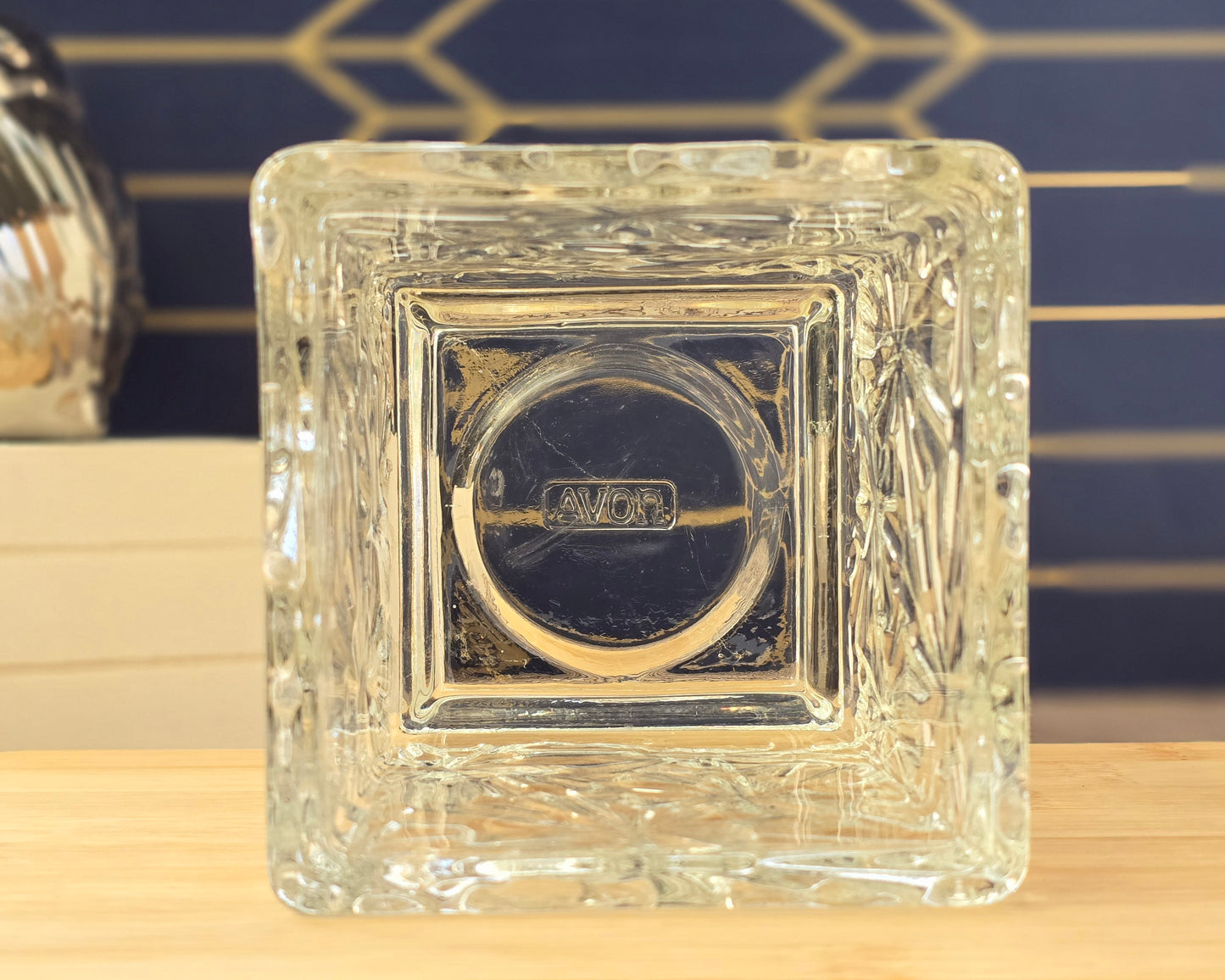 Avon Starburst Crystal Votive