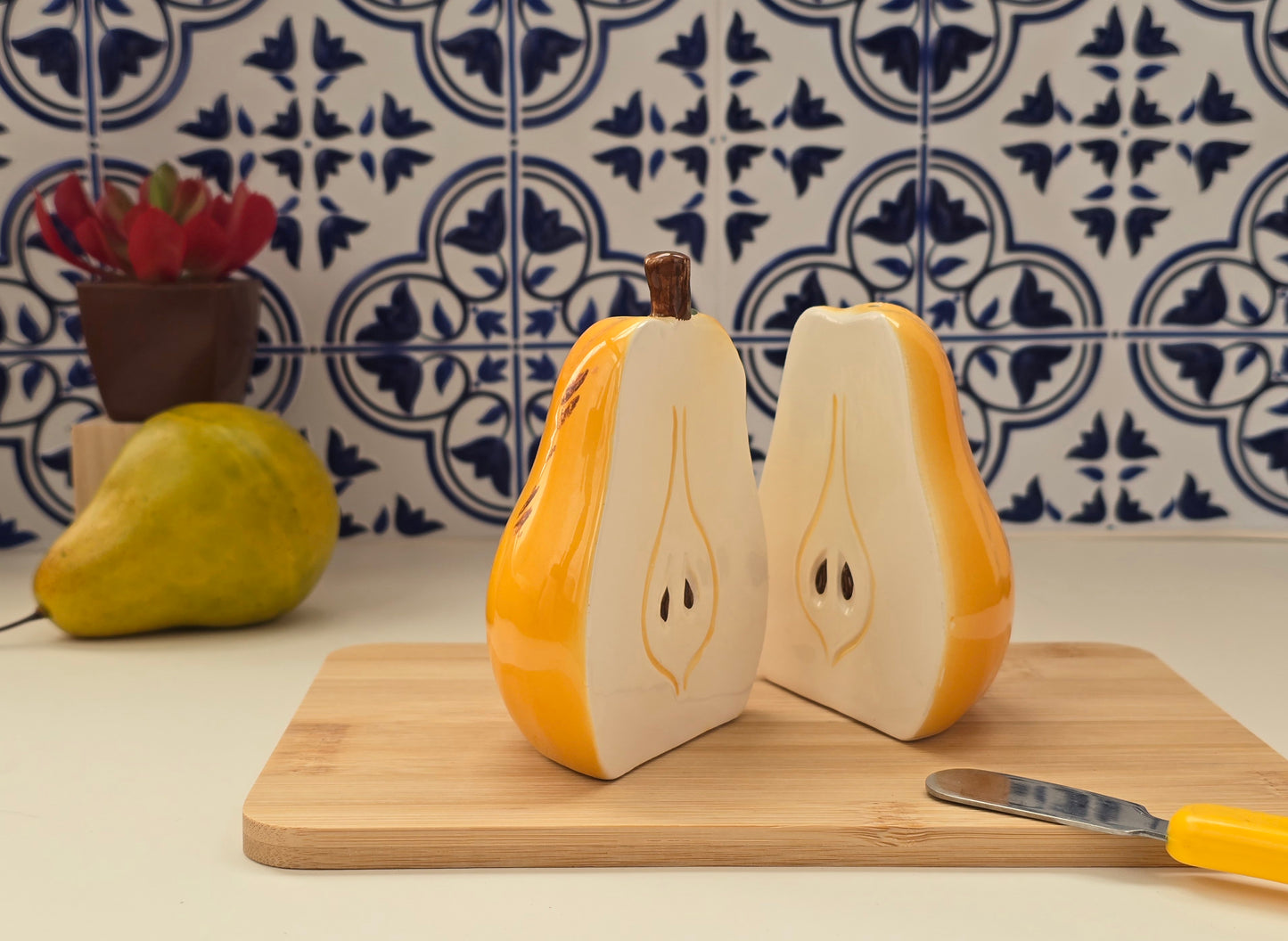 Pear Salt & Pepper Shakers