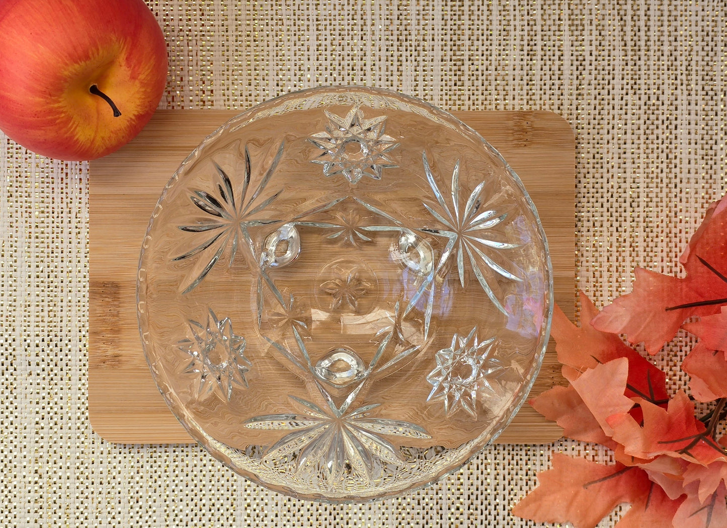 Anchor Hocking Star of David Candy Dish