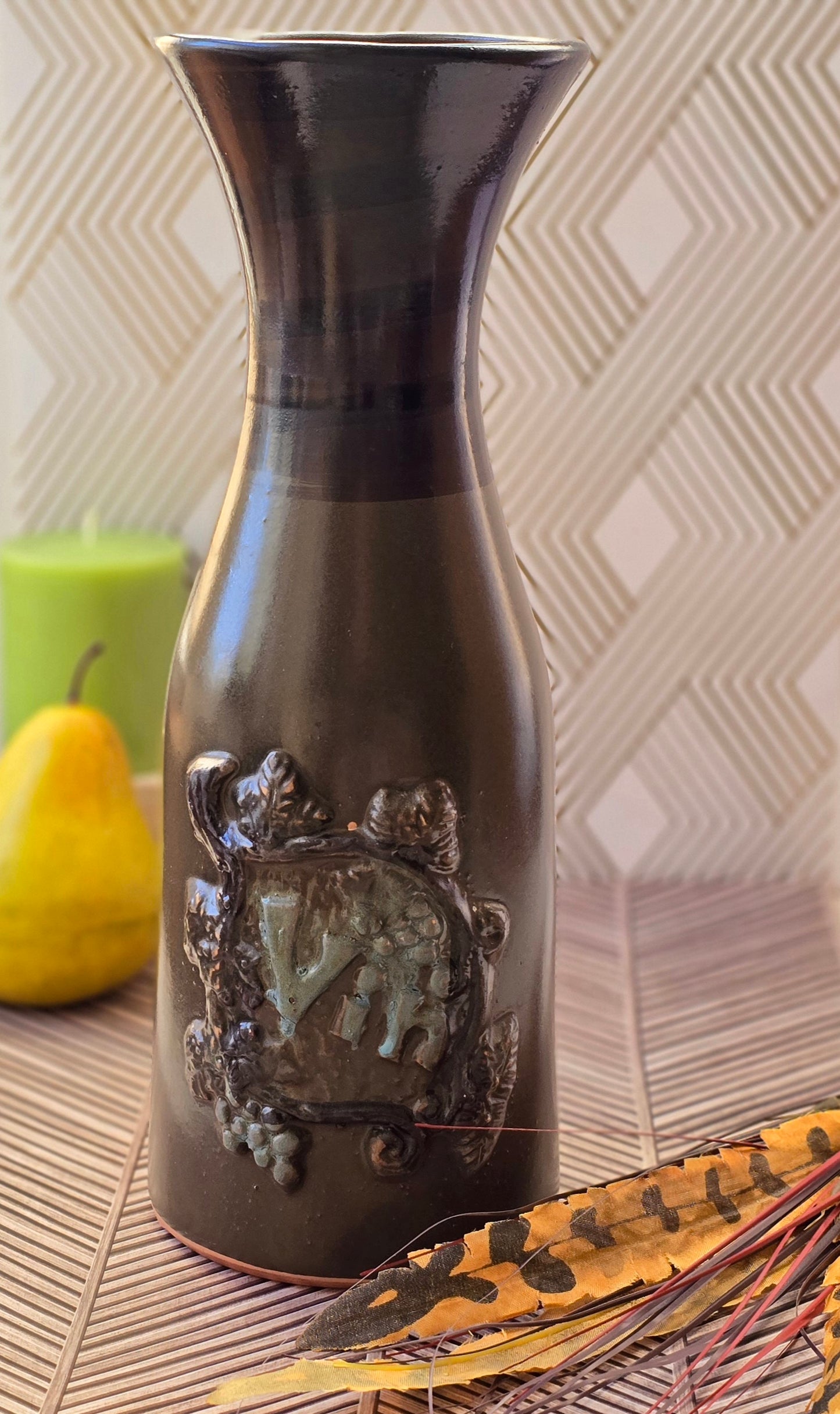 Pacific Stoneware Wine Carafe - Artist Signed