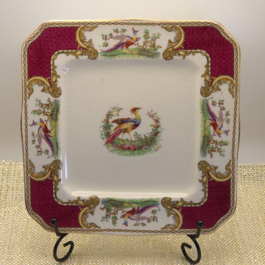 Myotts Staffordshire Chelsea Bird Decorative Plate