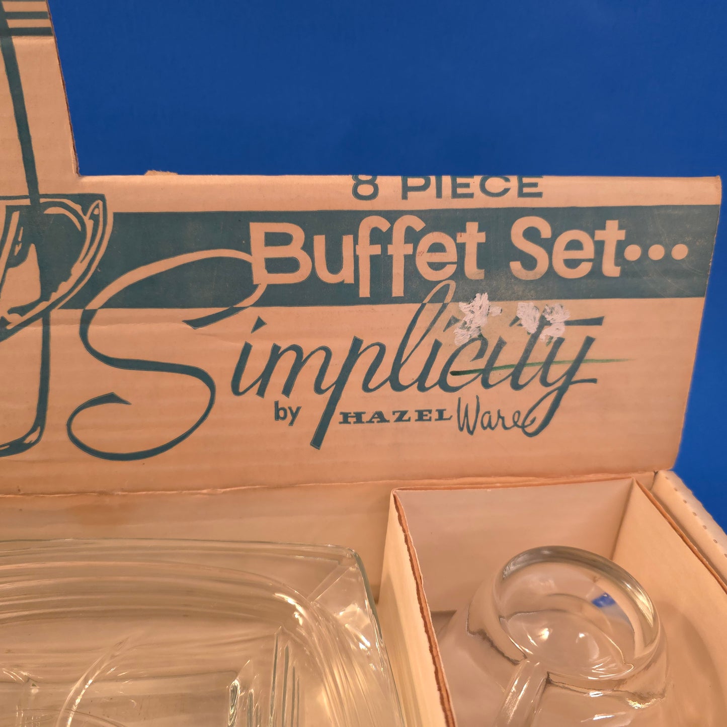 Hazel Atlas "Simplicity" Buffet Set in Original Box